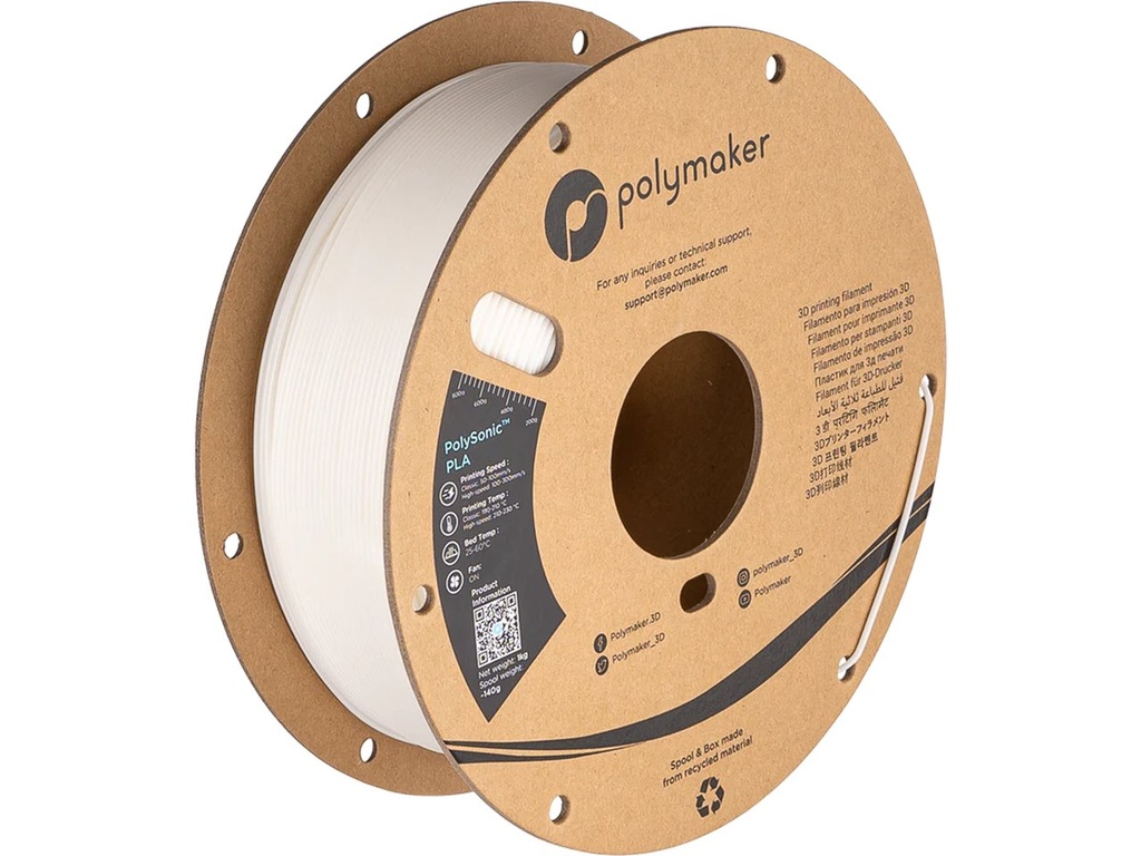 POLYMAKER PLA HS PLA 1,75mm WHITE 1kg