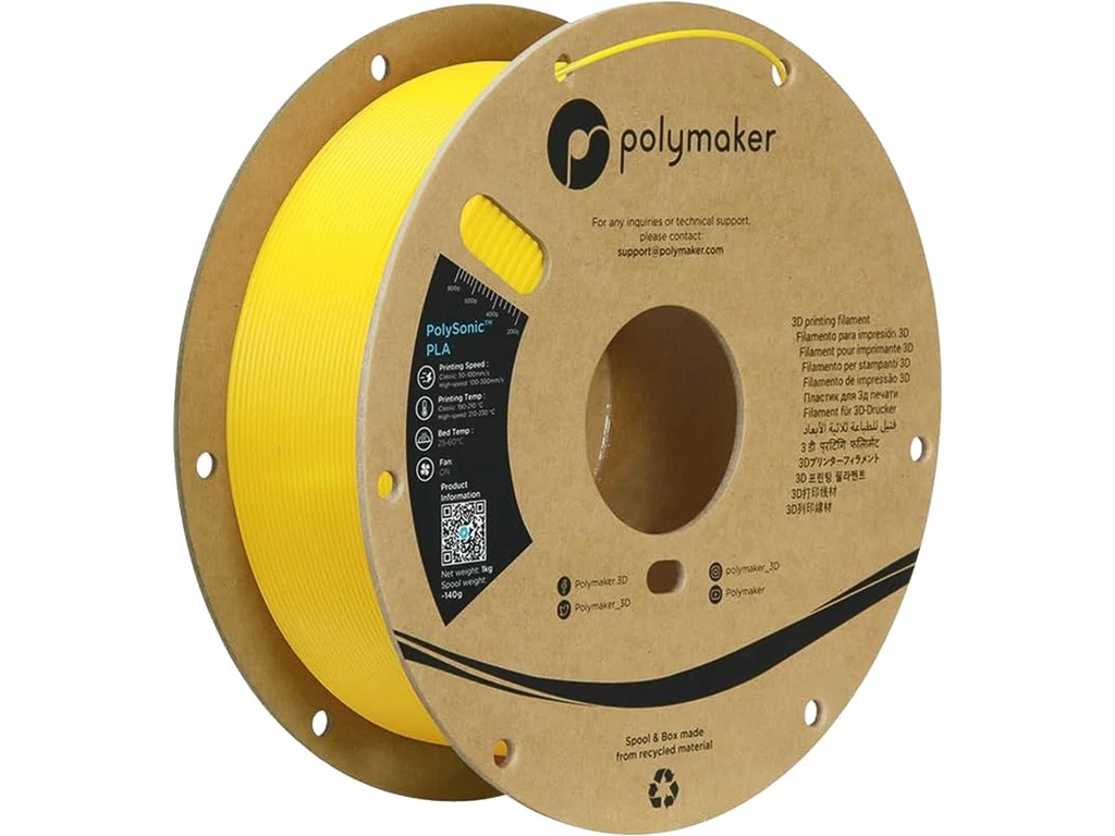[109423440391] POLYMAKER PLA HS PLA 1,75mm YELLOW 1kg