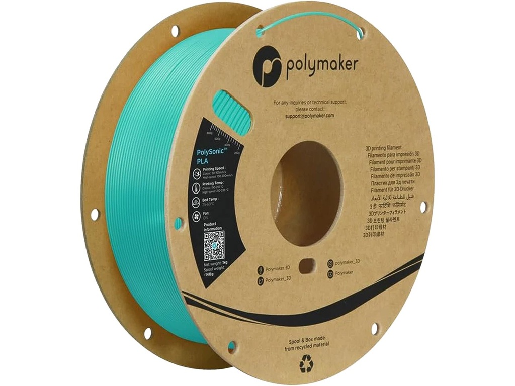 [109423440394] POLYMAKER PLA HS PLA 1,75mm TEAL 1kg