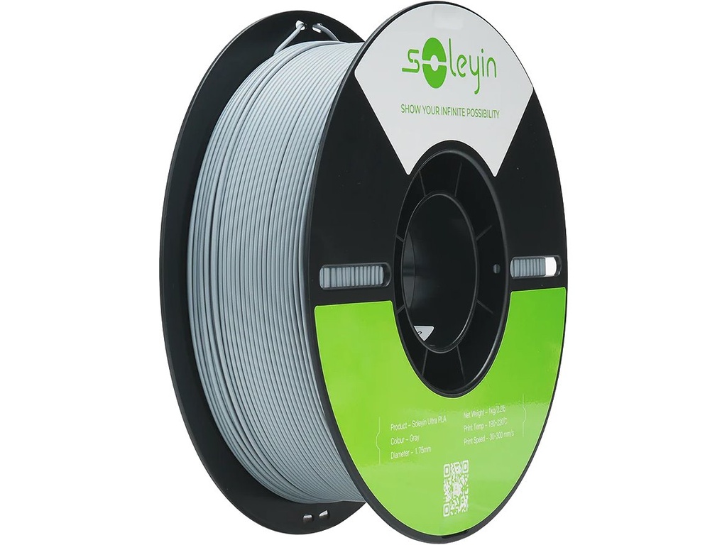 CREALITY SOLEYIN ULTRA PLA 1,75mm MATTE GREY 1kg