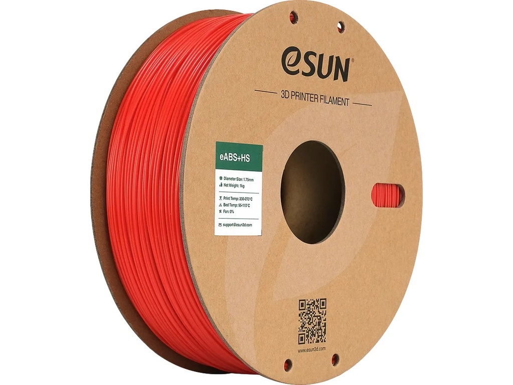 [109866440264] ESUN EABS+HS 1,75mm RED 1kg