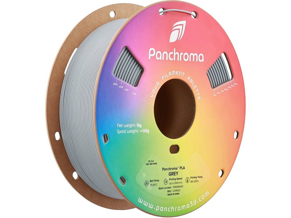 POLYMAKER PLA 1,75mm GREY 1kg