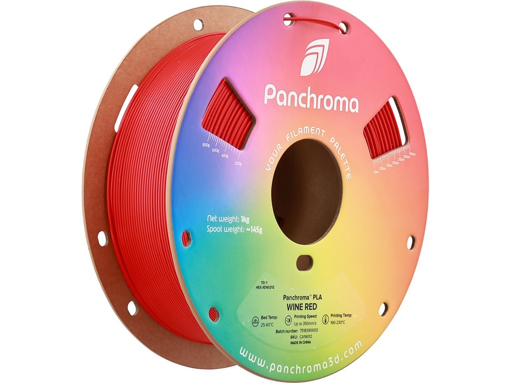POLYMAKER PLA 1,75mm WINE RED 1kg
