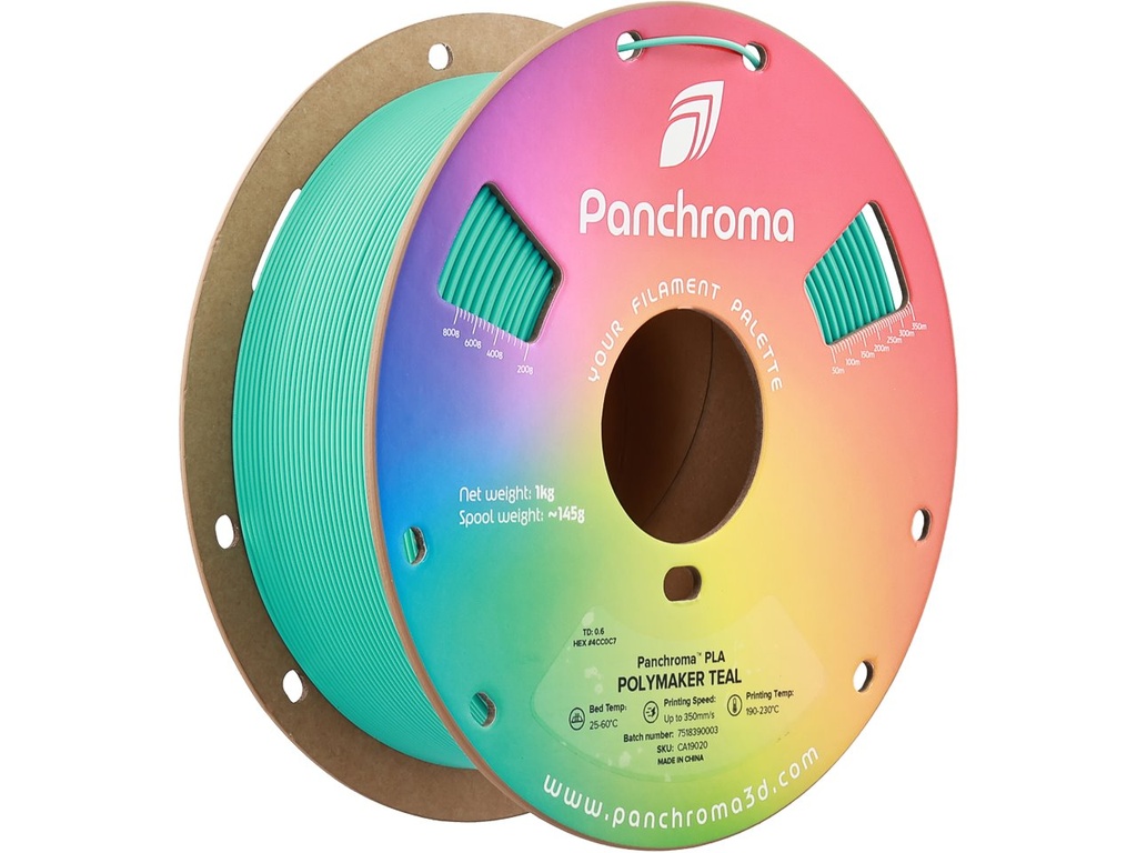 [109423440451] POLYMAKER PLA 1,75mm TEAL 1kg