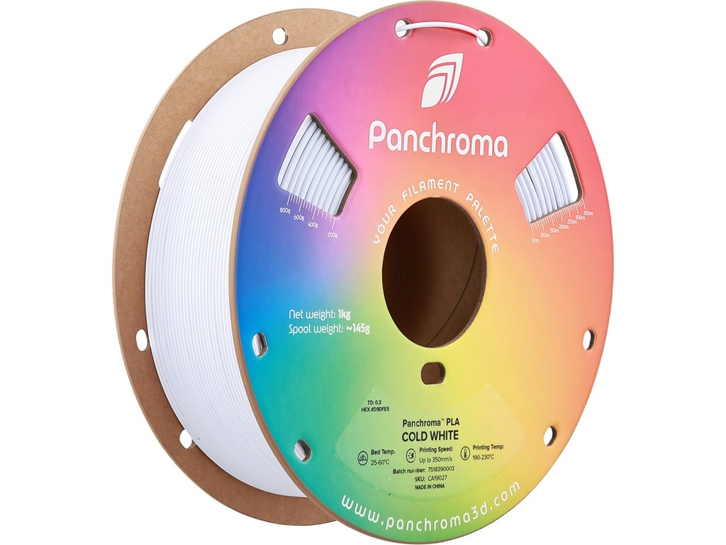 [109423440458] POLYMAKER PLA 1,75mm COLD WHITE 1kg