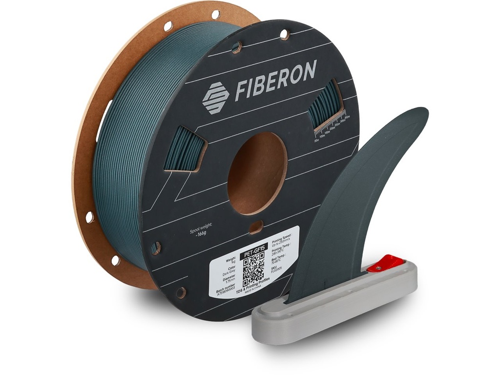 POLYMAKER PET-GF15 1,75mm DARK GREY 0,5kg