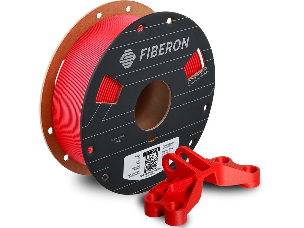 POLYMAKER PET-GF15 1,75mm RED 0,5kg