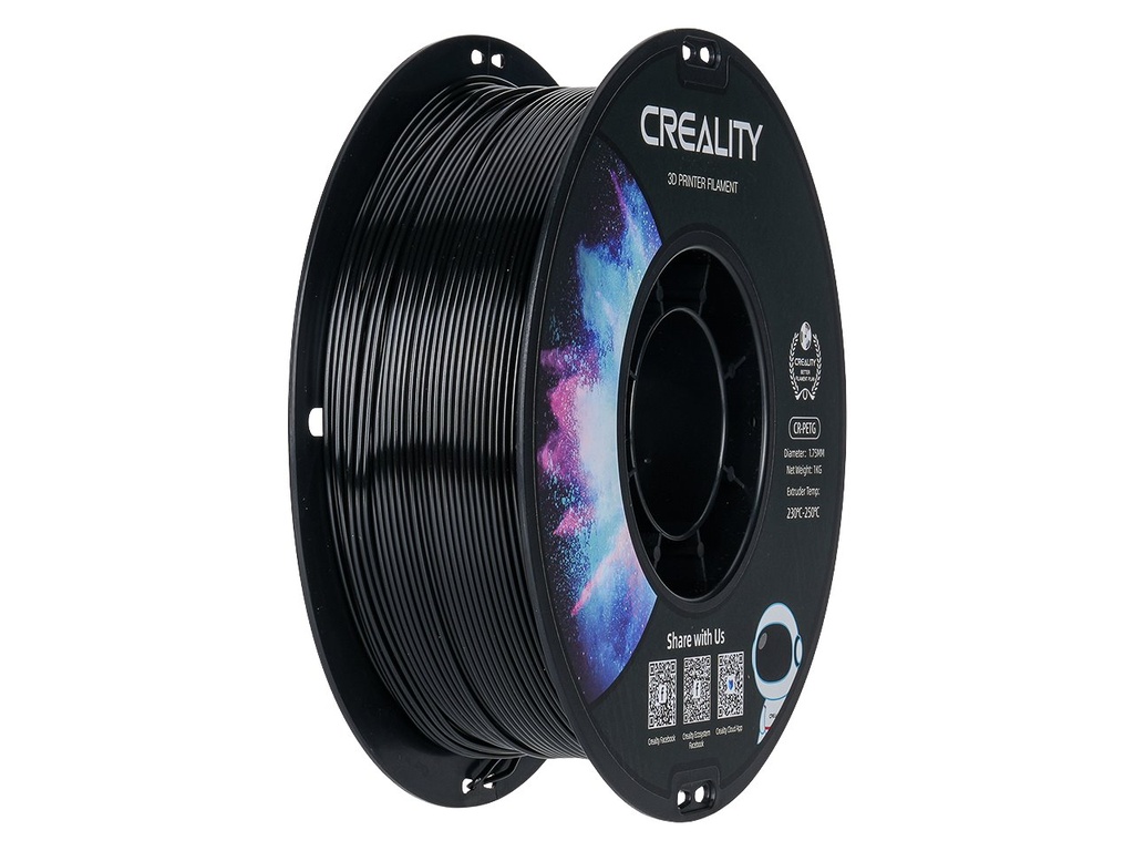 [109894440089] CREALITY PETG 1,75mm BLACK 1KG