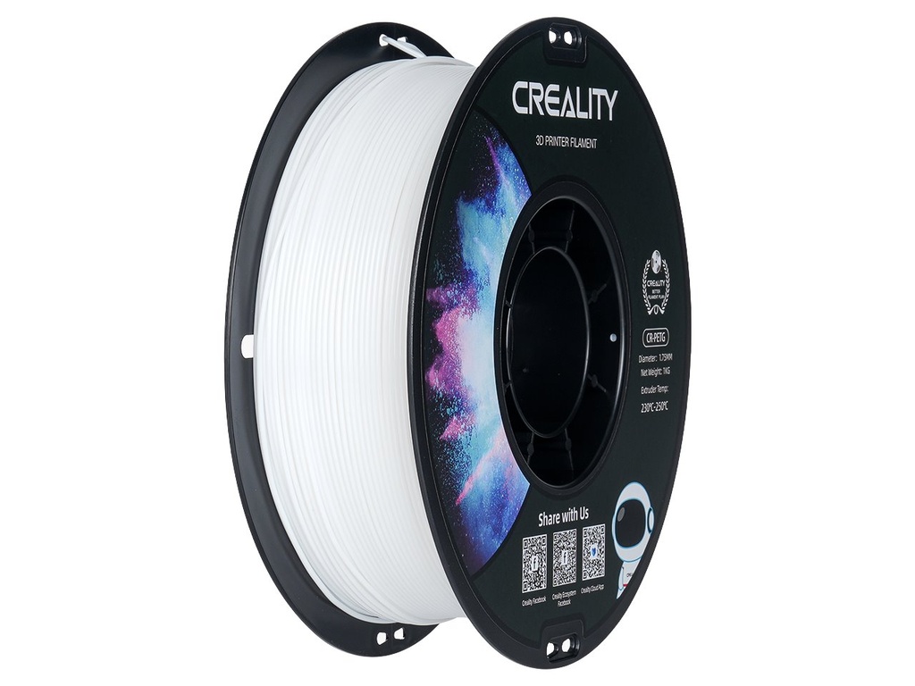 [109894440090] CREALITY PETG 1,75mm WHITE 1KG