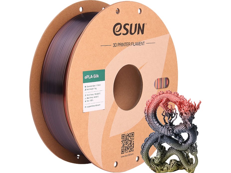 [109866440281] ESUN EPLA-SILK 1,75mm MORNING GLOW 1kg