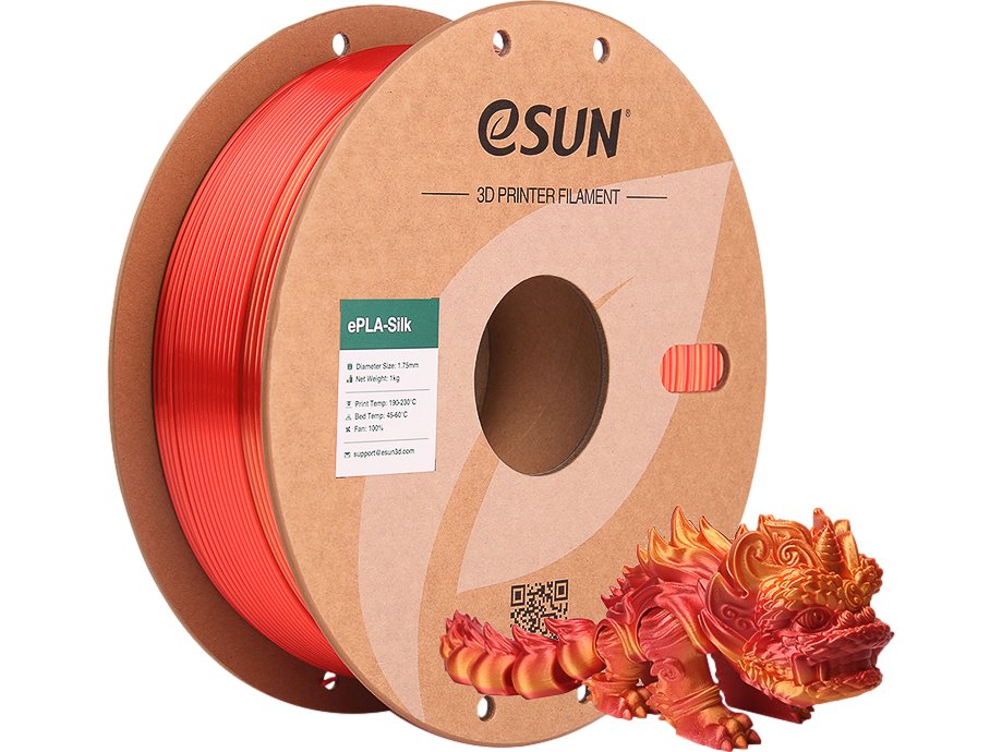 [109866440282] ESUN EPLA-SILK 1,75mm SCORCHING SUN 1kg
