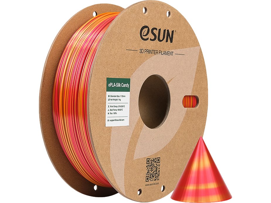 [109866440286] ESUN EPLA-SILK CANDY 1,75mm RED GOLD 1kg