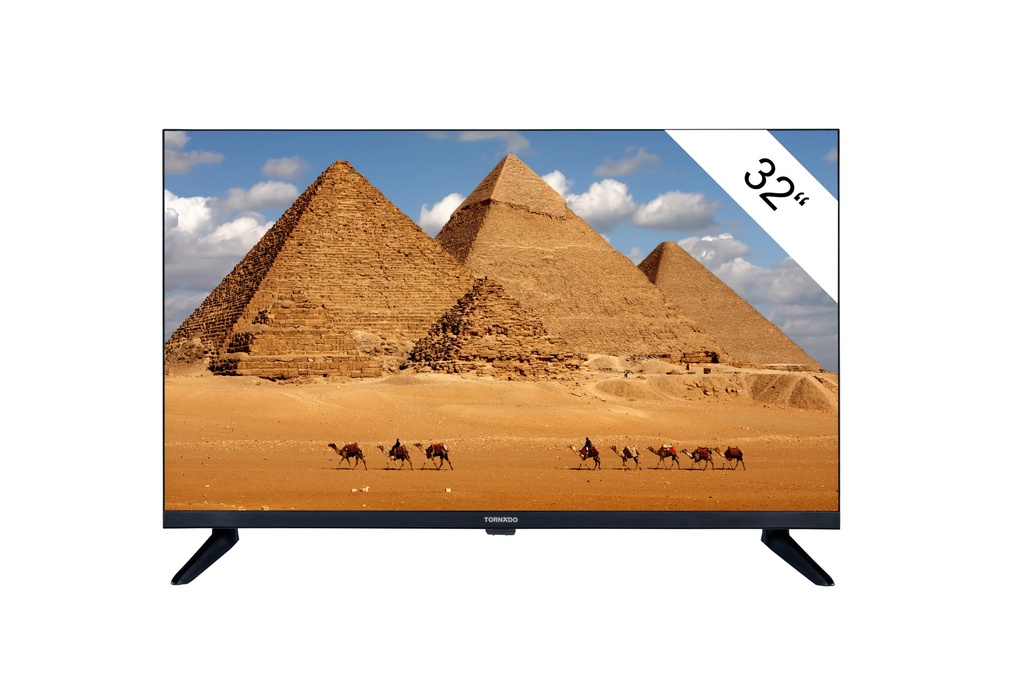 [410416440001] TORNADO 32ES4301X tv 81,3 cm (32") HD Smart TV Wifi Zwart 220 cd/m²