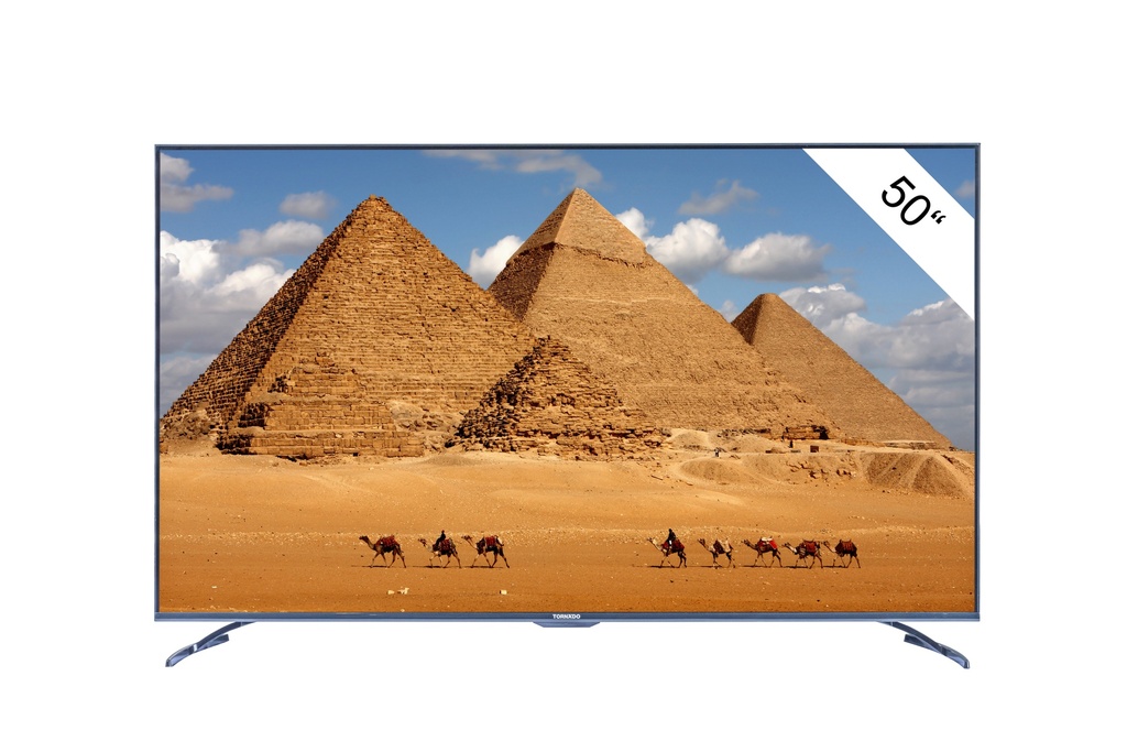 [410416440004] TORNADO 50UA3400X tv 127 cm (50") 4K Ultra HD Smart TV Wifi Zwart 250 cd/m²