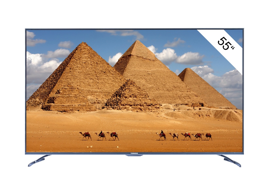 [410416440005] TORNADO 55UA3400X tv 139,7 cm (55") 4K Ultra HD Smart TV Wifi Zwart 250 cd/m²