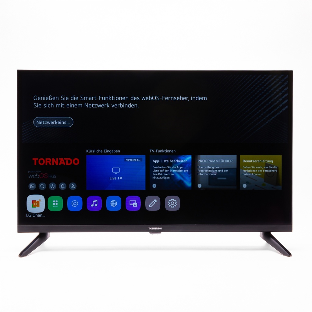 [410416440008] TORNADO 50US4301X tv 127 cm (50") 4K Ultra HD Smart TV Wifi Zwart 250 cd/m²