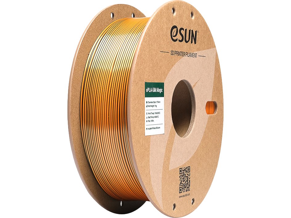 [109866440292] ESUN EPLA-SILK MAGIC 1,75mm BLACK GOLD 1kg
