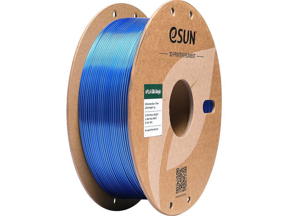 [109866440298] ESUN EPLA-SILK MAGIC 1,75mm BLUE SILVER 1kg