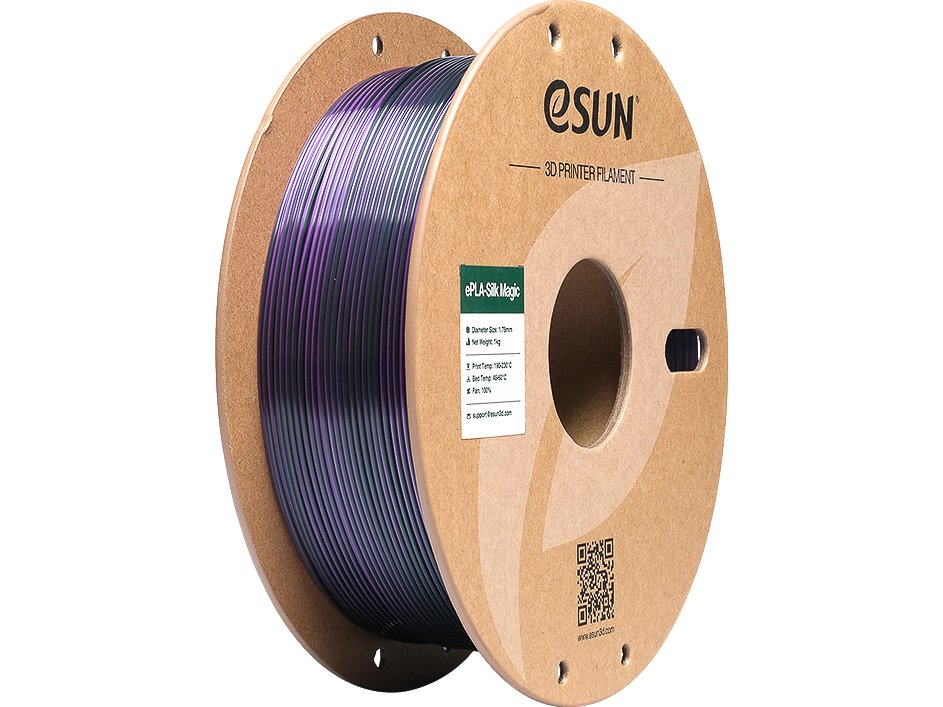 [109866440299] ESUN EPLA-SILK MAGIC 1,75mm BLACK PURPLE 1kg