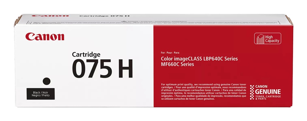Canon 075 H tonercartridge 1 stuk(s) Origineel Zwart