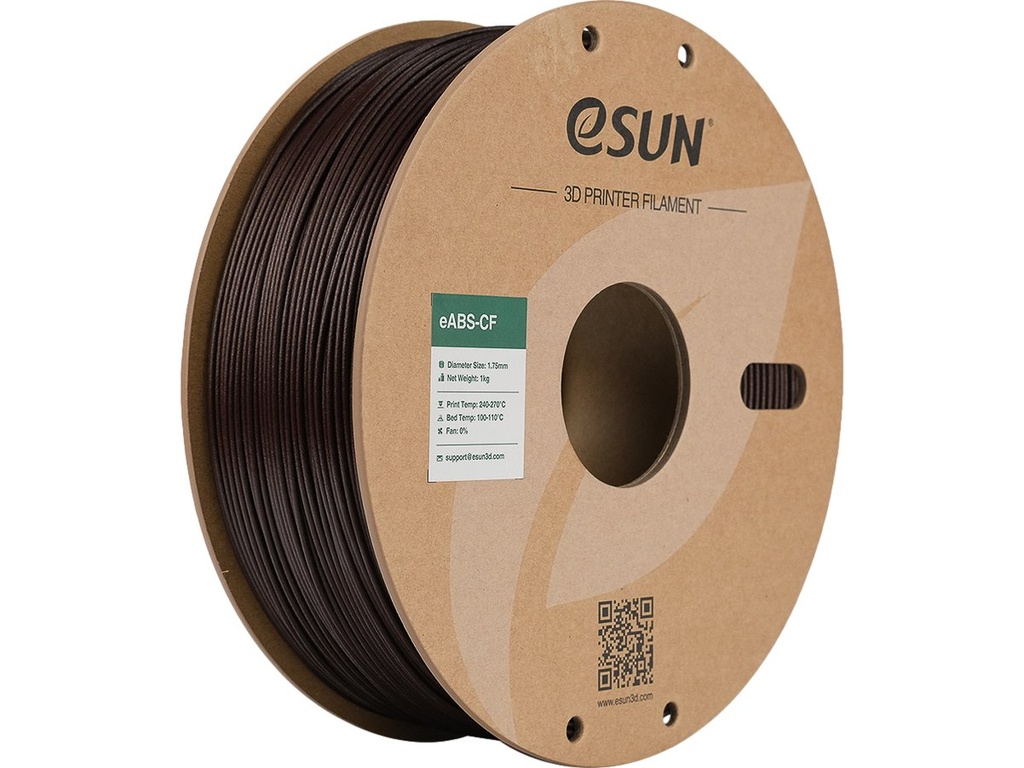 ESUN EABS-CF 1,75mm DARK RED 1kg