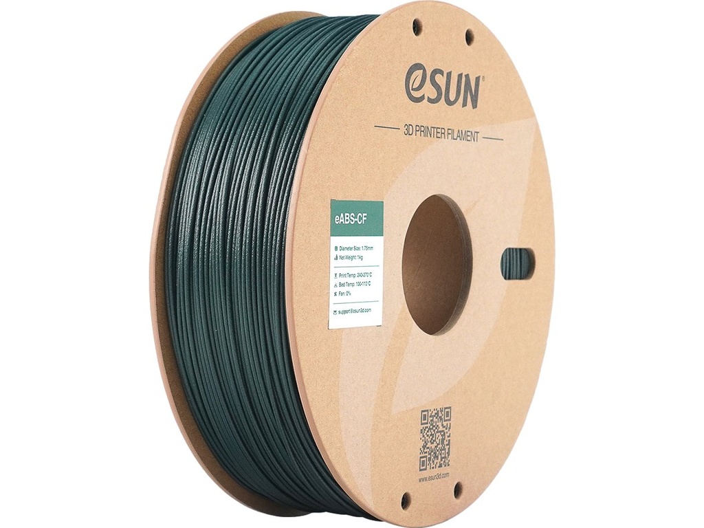 [109866440328] ESUN EABS-CF 1,75mm DARK GREEN 1kg
