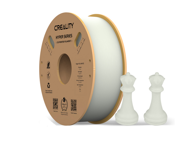 [109894440001] Creality 3D 3301010335 3D-printmateriaal Polymelkzuur Wit 1 kg