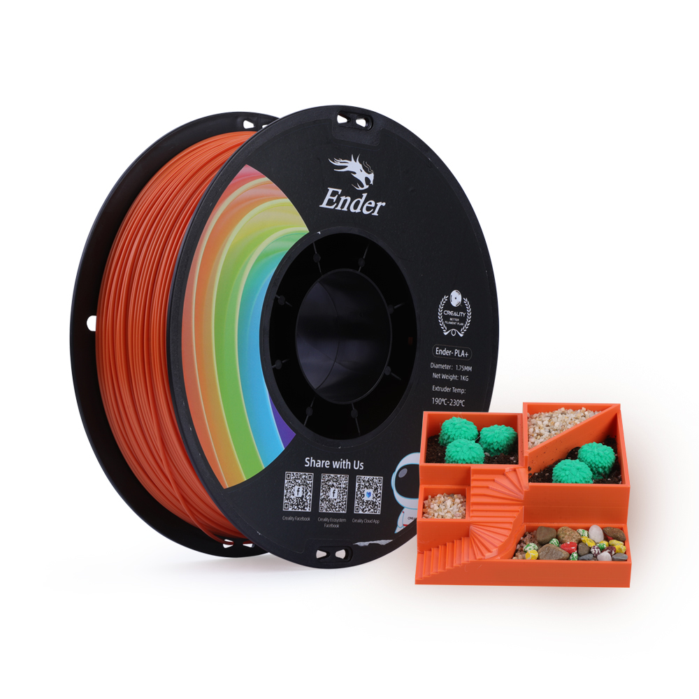 Creality 3D 3301010307 3D-printmateriaal Polymelkzuur Oranje 1 kg