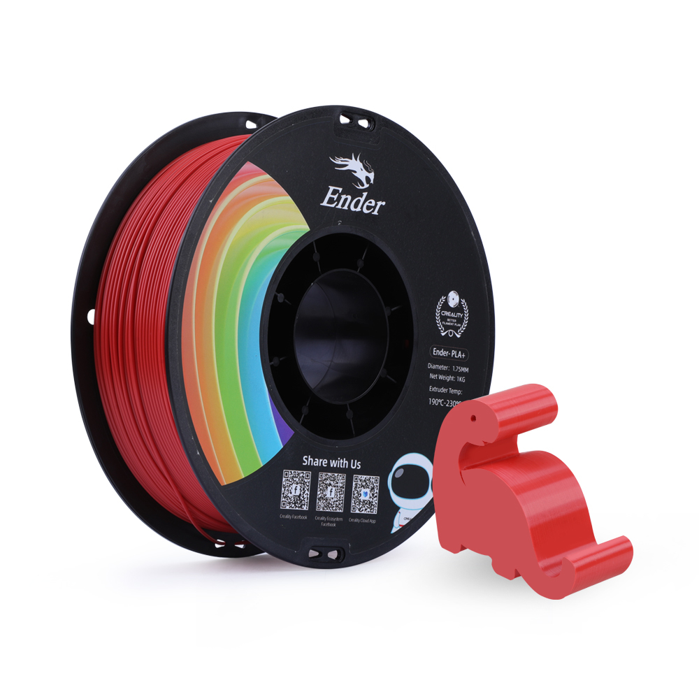 [109894440010] Creality 3D 3301010309 3D-printmateriaal Polymelkzuur Rood 1 kg