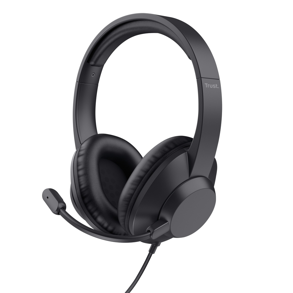 [410545440835] Trust Ayda Max Headset Bedraad Hoofdband Kantoor/callcenter Zwart