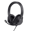 Trust Ayda Max Headset Bedraad Hoofdband Kantoor/callcenter Zwart