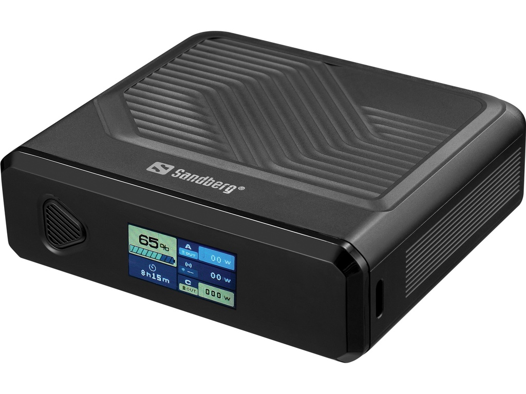 [500811440061] Sandberg 421-25 powerbank Lithium-Polymeer (LiPo) 20000 mAh Draadloos opladen Zwart