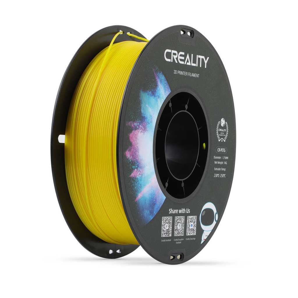 Creality 3D 3301030033 3D-printmateriaal Polyethyleentereftalaatglycol (PETG) Geel 1 kg