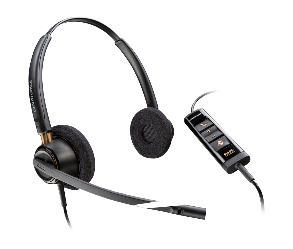 [410657440275] HP Poly EncorePro 525 Microsoft Teams Certified Stereo met USB-A Headset