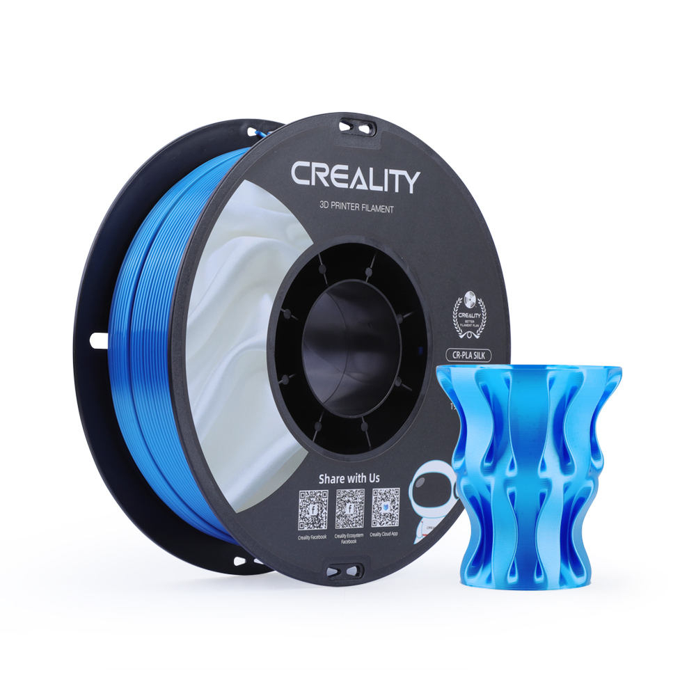 [109894440052] Creality 3D 3301120006 3D-printmateriaal Zijde Blauw 1 kg