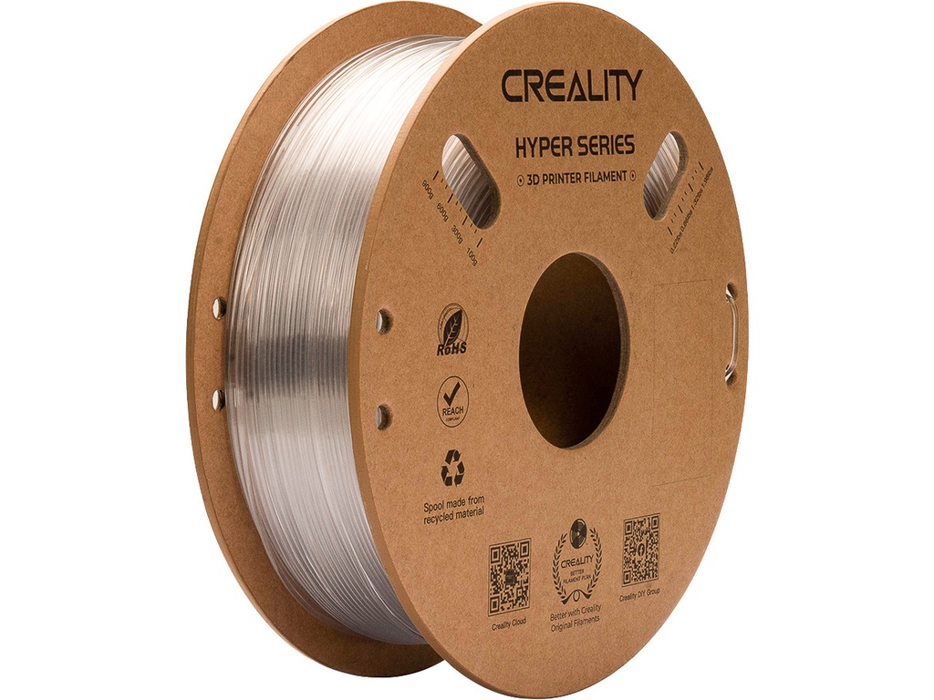 [109894440132] CREALITY HYPER PETG 1,75mm TRANSPARENT 1kg