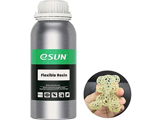 [109866440182] ESUN ERESIN-ELASTIC TRANSPARENT YELLOW 0,5kg