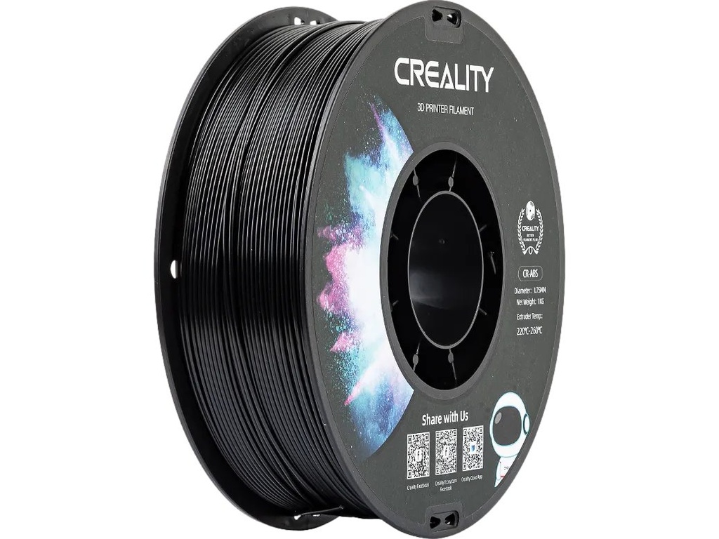 [109894440057] CREALITY ABS 1,75mm BLK 1kg