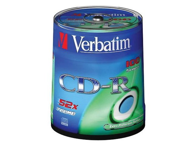 [225076440013] VERBATIM VERBATIM CDR80 700MB 52x (100) SP
