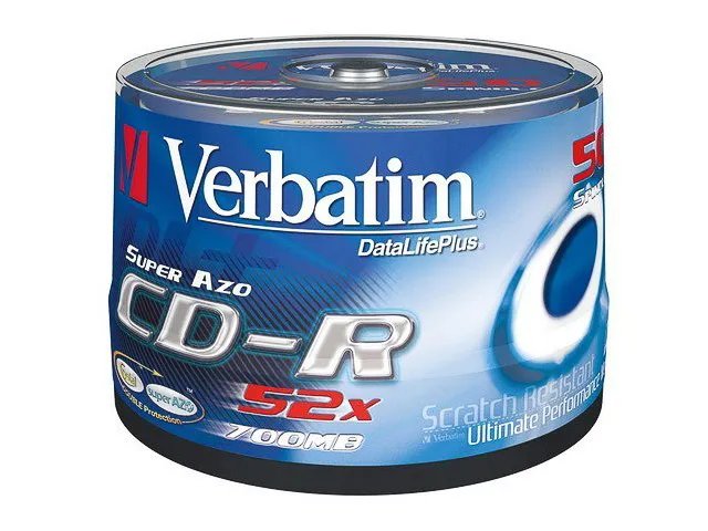 [225076440020] VERBATIM VERBATIM CDR80 700MB 52x (50) SP