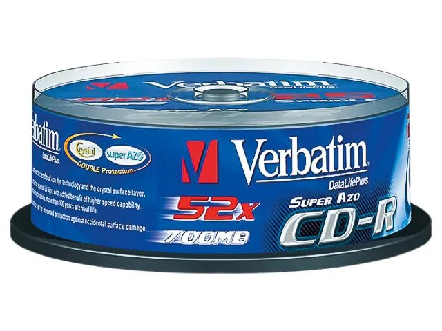 [225076440023] VERBATIM VERBATIM CDR80 700MB 52x (25) SP