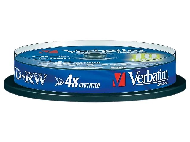 VERBATIM VERBATIM DVD+RW 4.7GB 4x (10) SP