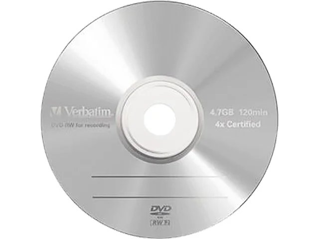 VERBATIM VERBATIM DVD-RW 4.7GB 4x (5) JC