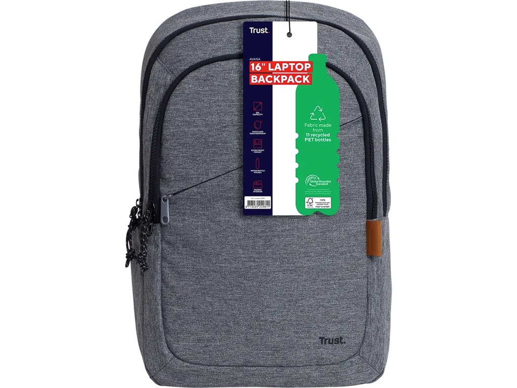 [305545440035] TRUST TRUST AVANA ECO BACKPACK GREY
