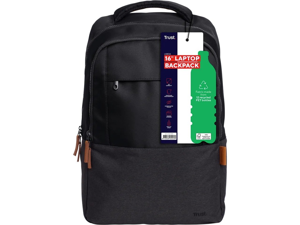 [305545440036] TRUST TRUST LISBOA BACKPACK BLACK