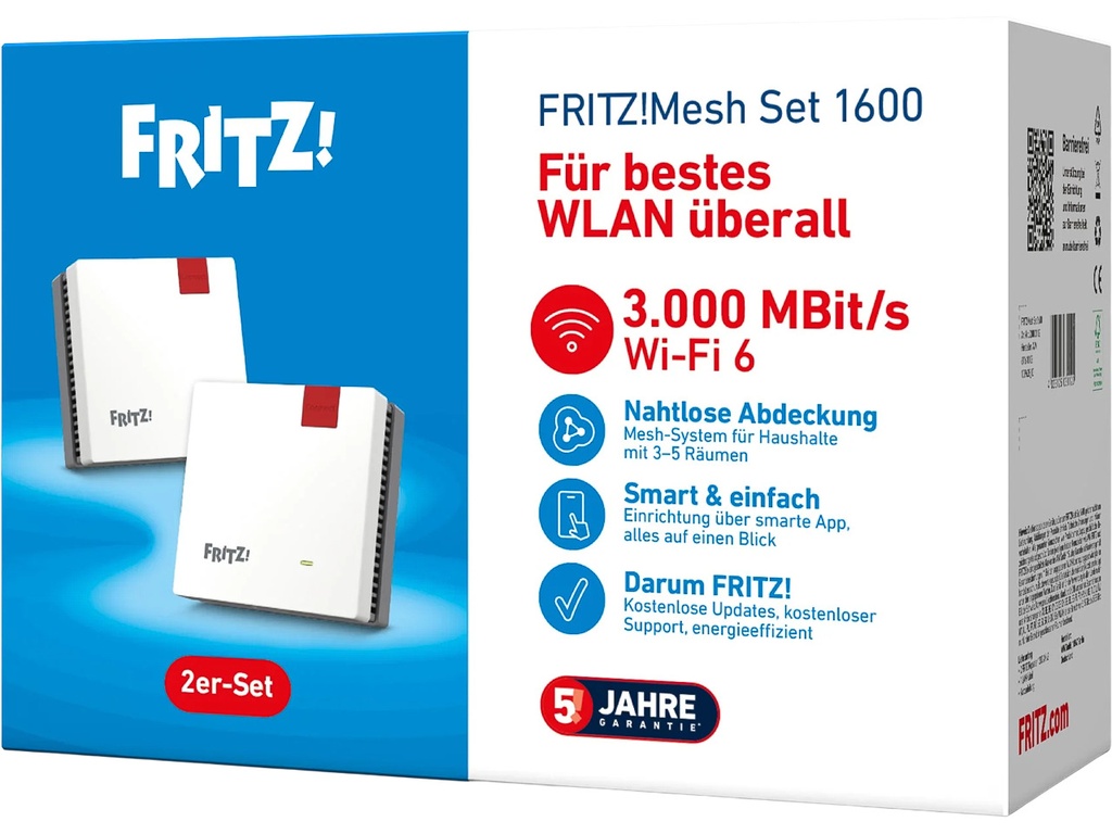 [415854440054] AVM AVM FRITZ! MESH SET 1600 REPEATER (2)
