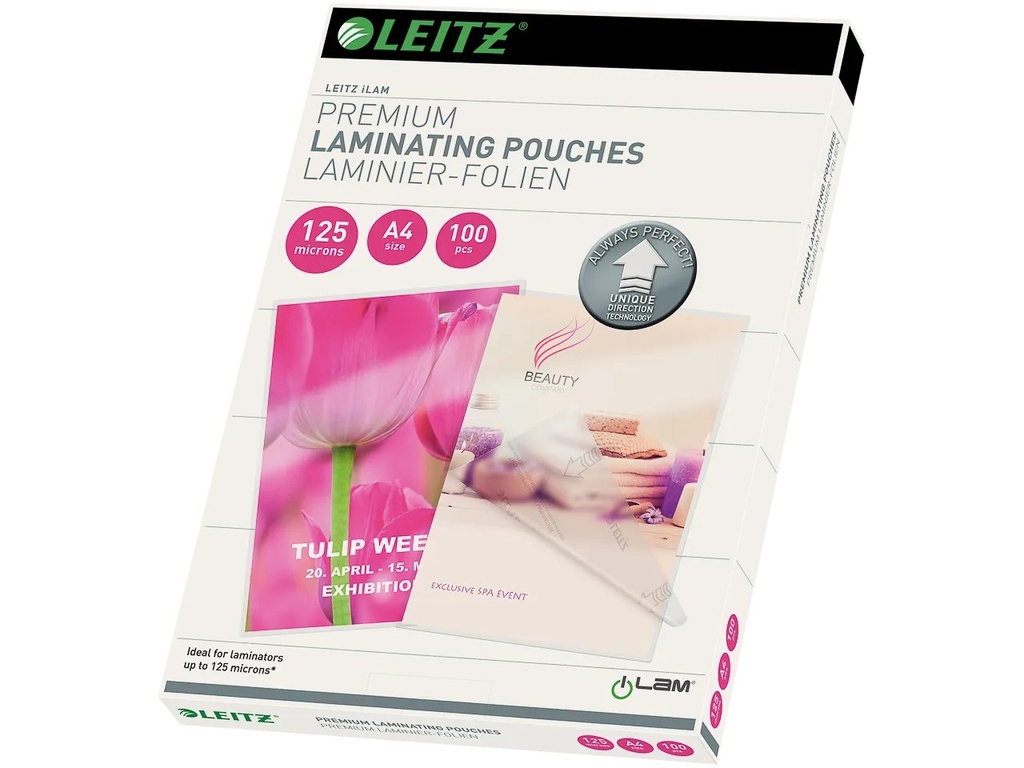 LEITZ 74810000 LEITZ LAMINATING POUCHES(100)A4