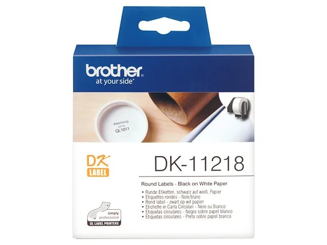 BROTHER DK11218 BROTHER QL550 Label roll 24mm