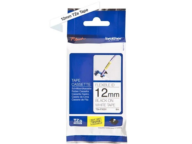 BROTHER TZEFX231 BROTHER PT Label tape 12mm