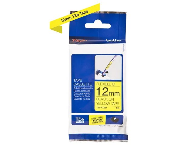 [914005440719] BROTHER TZEFX631 BROTHER PT Label tape 12mm